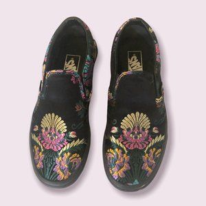 Vans Slip-On Festival Satin Shoes-Sz 8.5-9